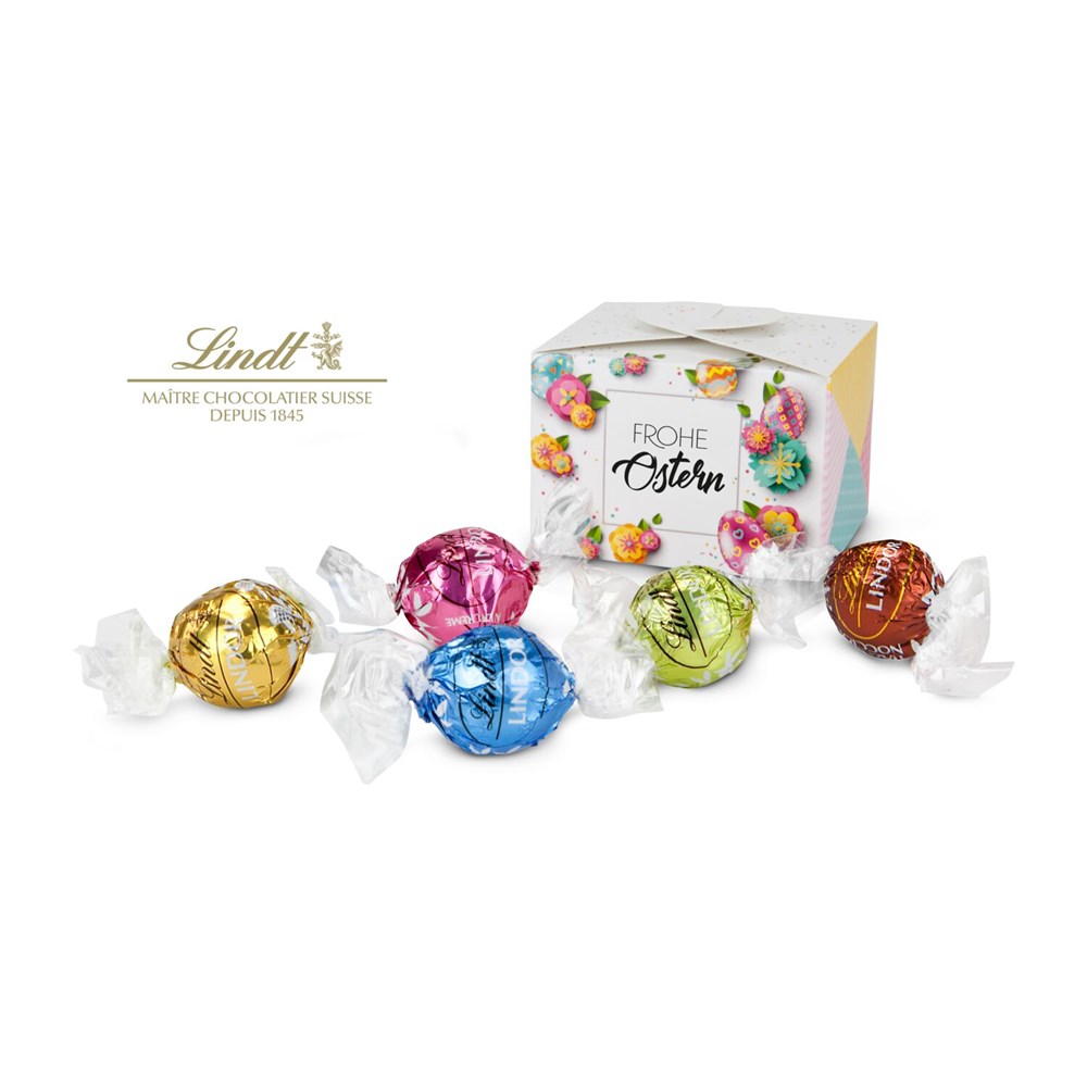 Lindt Osterfreude - mit 5 Lindt Lindorkugeln, auch in individueller Pralinenschachtel