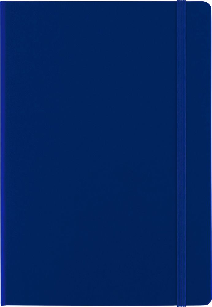 Notizbuch aus Karton (ca. DIN A5 Format) Chanelle - blau