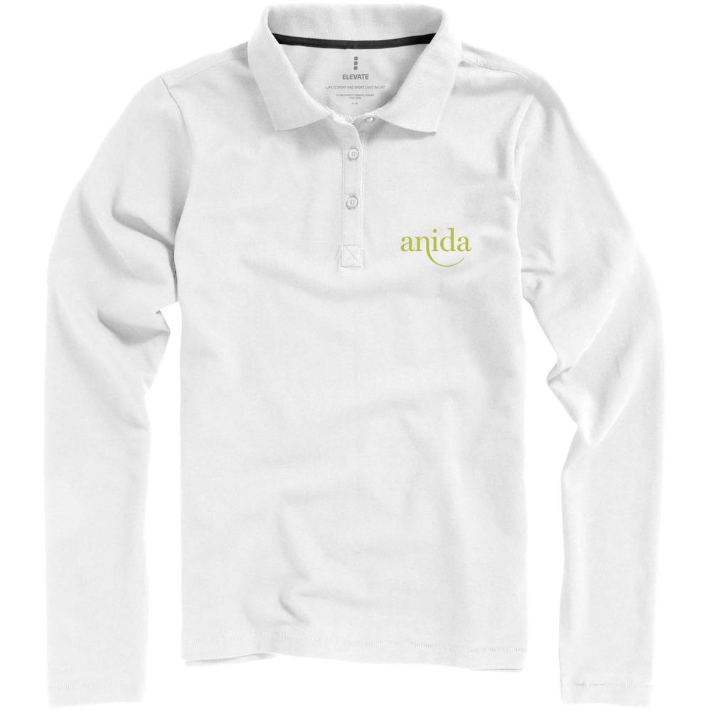 Calgary 180 g/m² Langarm Poloshirt für Damen