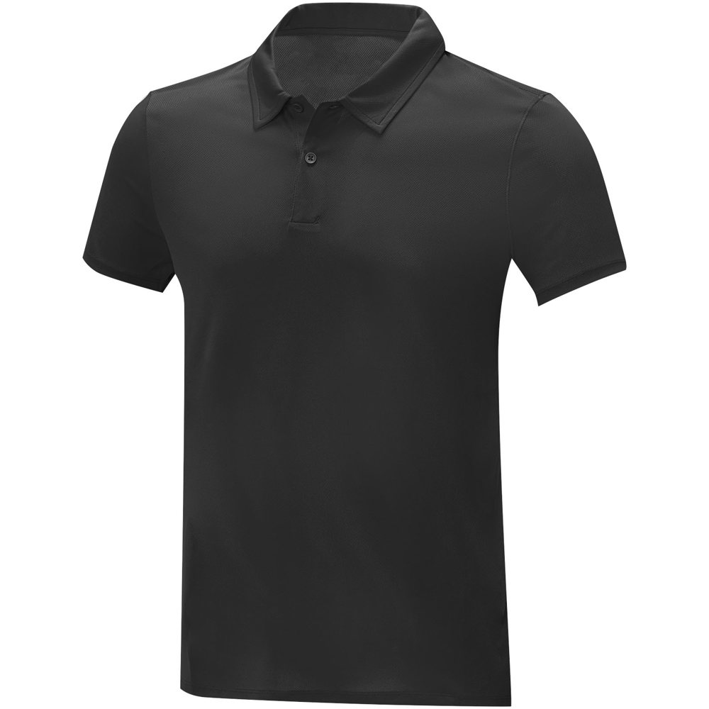Deimos 105 g/m² Poloshirt cool fit mit Kurzärmeln für Herren - schwarz