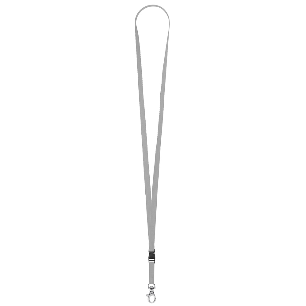 Schlüsselband/Lanyard "Standard" - Silber (ca. Pantone 877C)