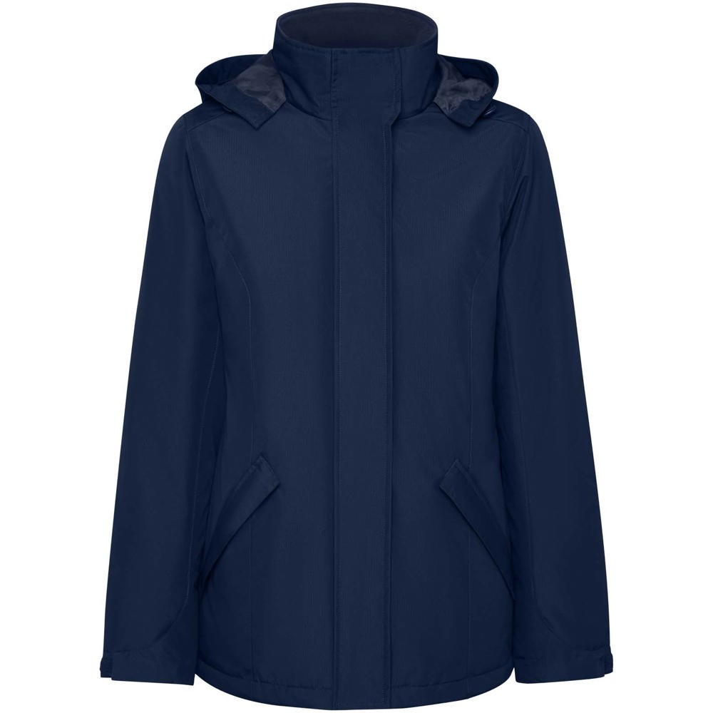 America wattierter Parka für Damen - marineblau