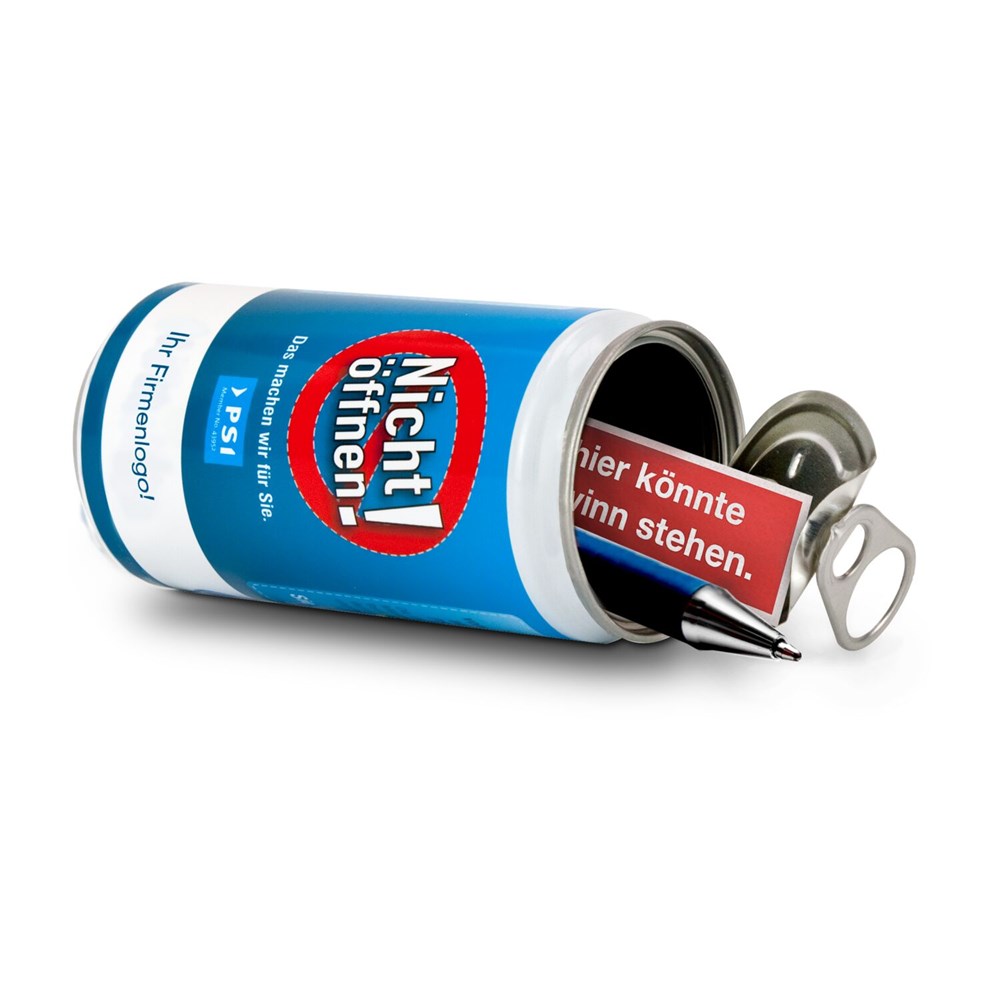 SPA Dose, Wellness-Geschenk in der Dose - Etikett Danke