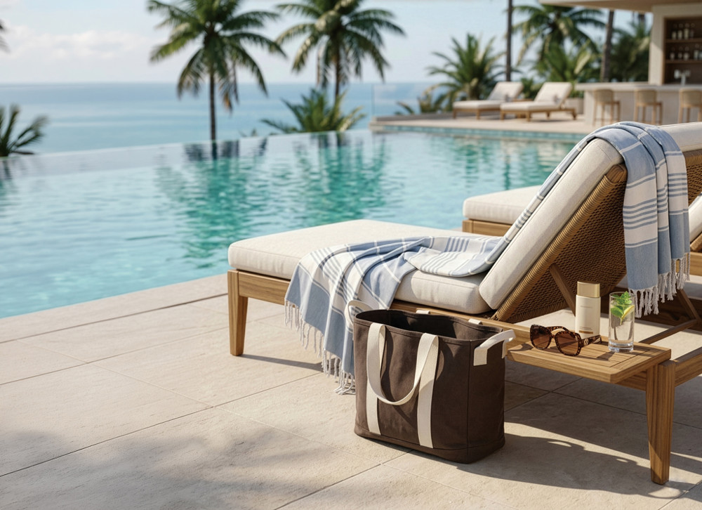 BEAU AWARE™ Strandtasche aus 400gr/m² recyceltem Canvas