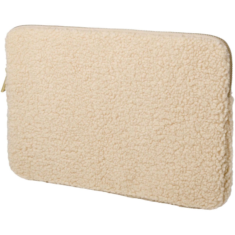Bear 13" GRS-recycelte Sherpa Laptophülle 2 L