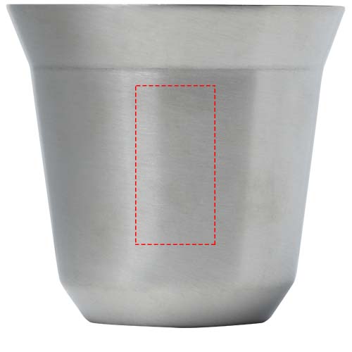 Duo 80 ml RCS-zertifiziertes Espressotassen Set aus Edelstahl 