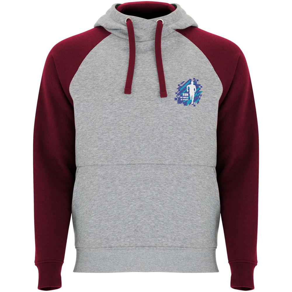 Badet zweifarbiger Kapuzenpullover Unisex