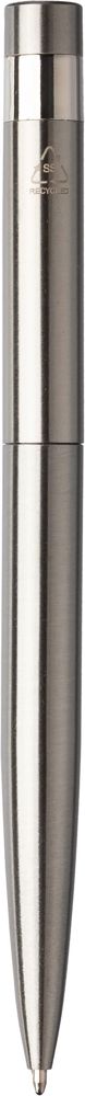 Drehkugelschreiber Hannelore aus recyceltem Edelstahl