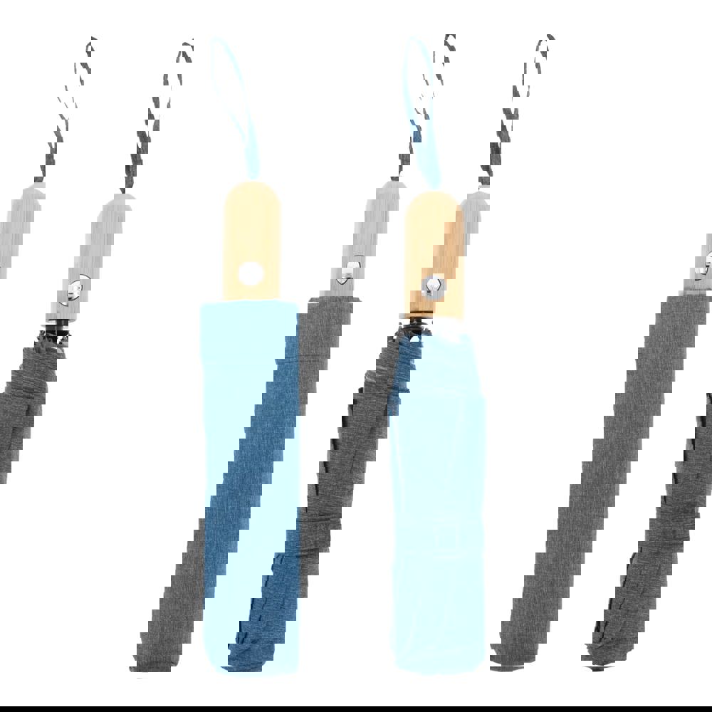 21” faltbarer Regenschirm aus R-PET -Material mit Automatiköffnung