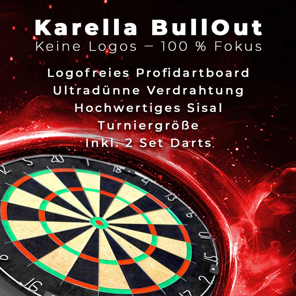 Dart Labor Dartboard „BULLOUT-SET INDIVIDUELL“ | inkl. 4c Druck auf ein Segment