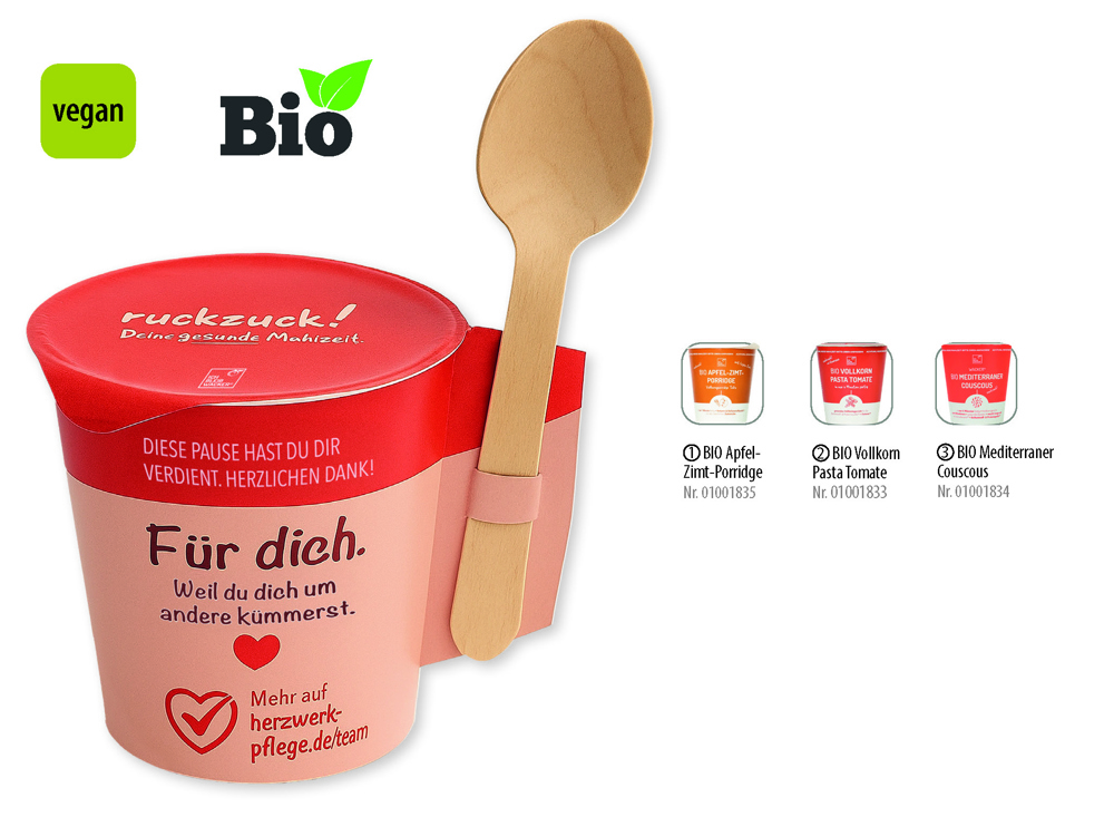 BIO ToGo Meal 80 g , Inhalt: BIO Mediterraner Couscous vegan