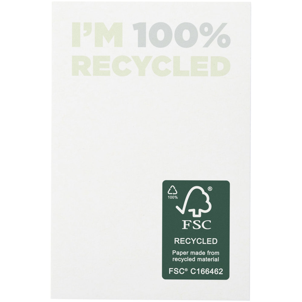 Sticky-Mate® recycelte Haftnotizen 50 x 75 mm 