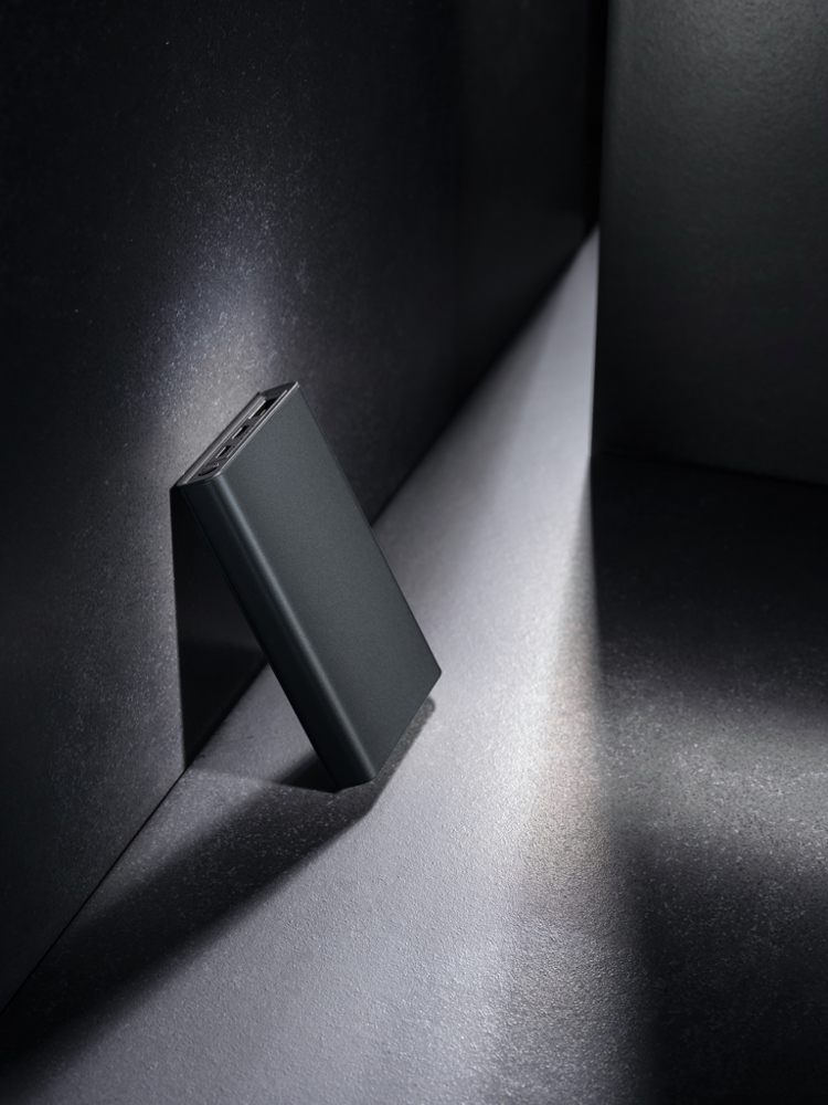 Terra 5.000 mAhPowerbank aus RCS recyceltem Aluminium