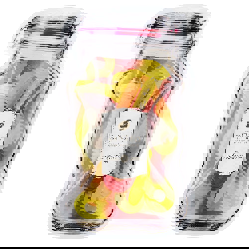 Briefkasten-"Weckglas" maxi mit Süßigkeiten - Transparant