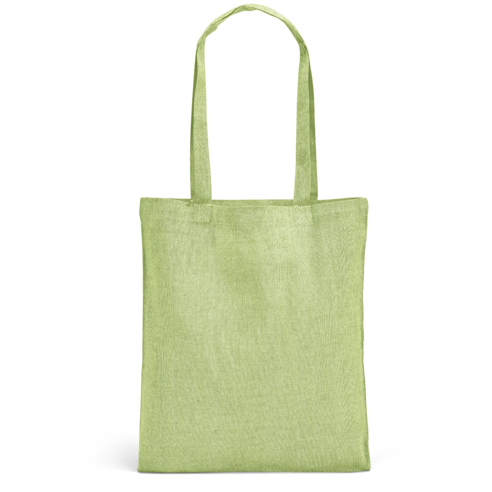 RYNEK. Tragetasche aus recycelter Baumwolle (70%), polyester (30% rPET) (140 g/m²) - hellgrün