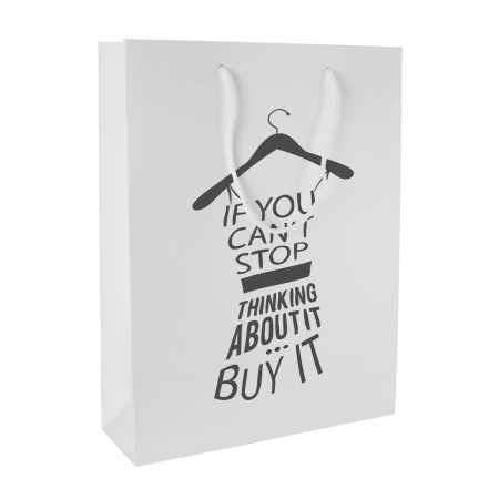 Glanz-laminierte Papiertasche, 400x120x360 mm