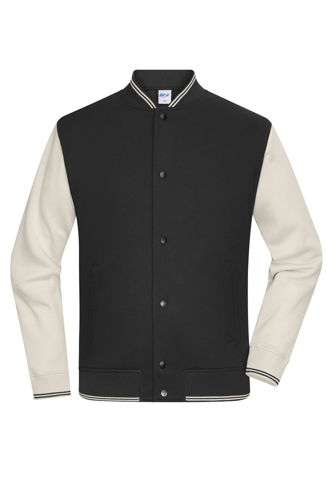 College-Jacket UNISEX OCS Blended & RCS - Black/sandstone (ca. Pantone blackC
406 C)