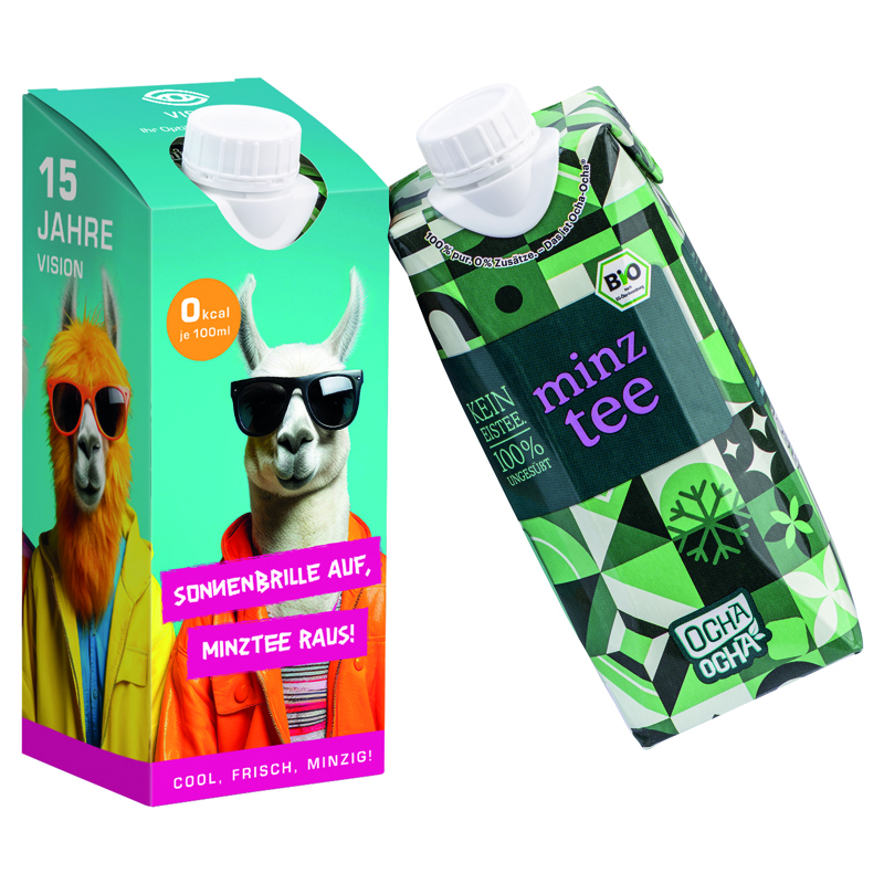 Drink Pack mit Ocha-Ocha® BIO Minztee