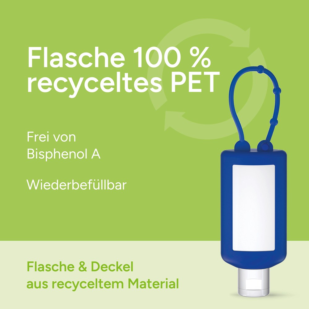 Handbalsam Ringelblume, 50 ml Bumper blau, Body Label (R-PET)