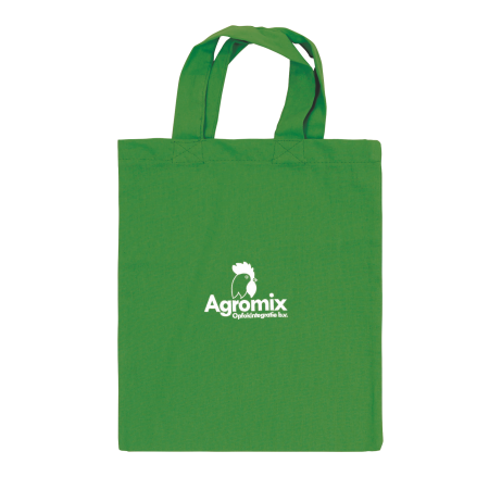 Baumwoll Tragetasche klein farbig, 135 gr/m2 - hell grün