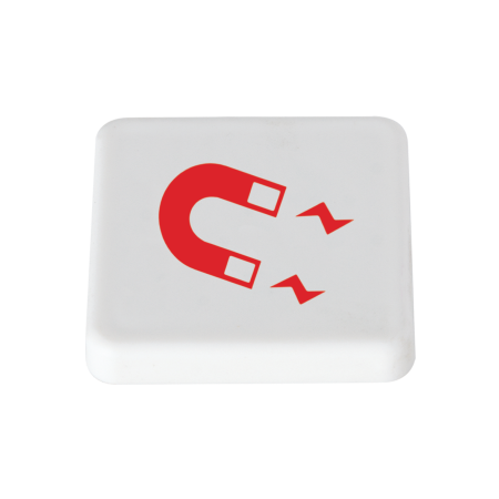 Haftmagnet 40x40 mm - weiss