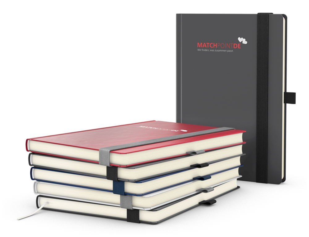 Notizbuch Vision-Book Kunstleder-Hardcover matt-farbig