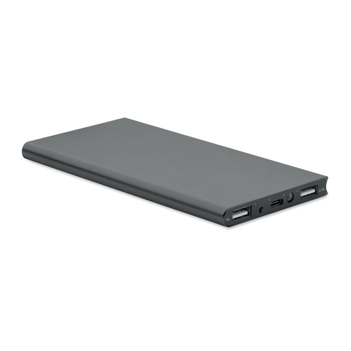 POWERFLAT8C - 8000 mAh Powerbank - Titan