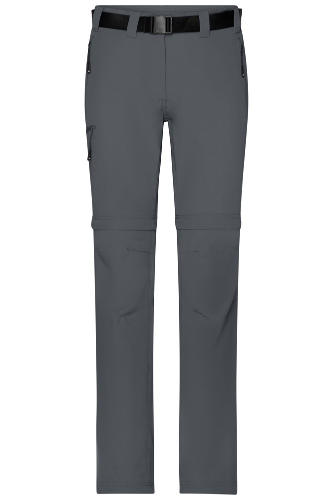 Ladies' Zip-Off Trekking Pants - Carbon (ca. Pantone 446C)