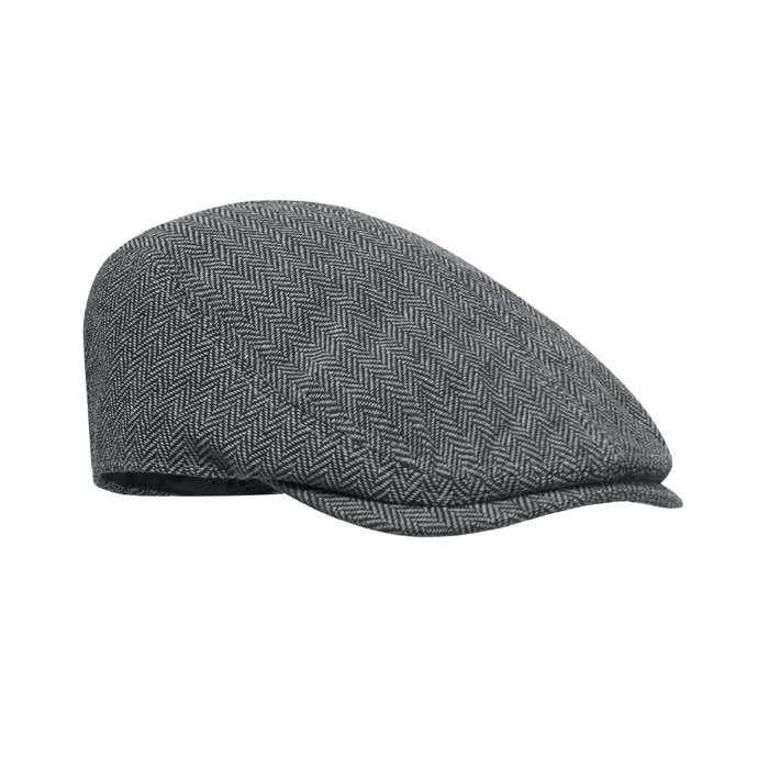 BLIND PEAK - Newsboy-Kappe 335 g/m² - grau
