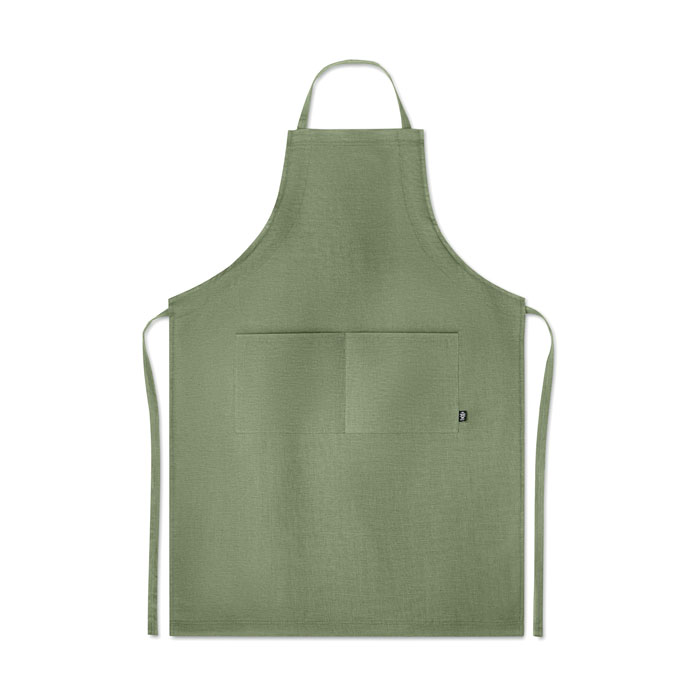 NAIMA APRON - Hanf Küchenschürze 200g/m² - grün