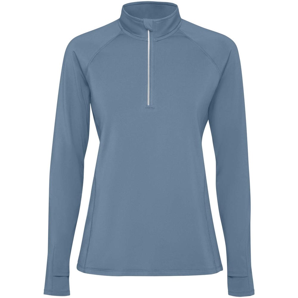 Estambul 200 g/m² Half-Zip Sweatshirt für Damen - sturmblau
